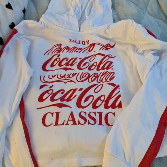 Coca-Cola cropped hoddie - Picture 2 of 2